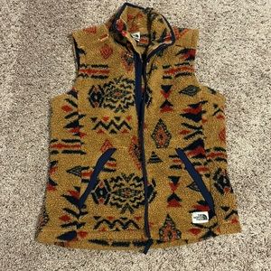 North face fleece vest
